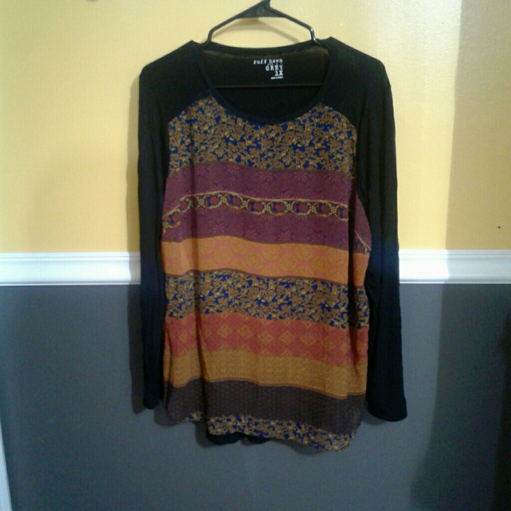 Ruff hewn casual long sleeve top